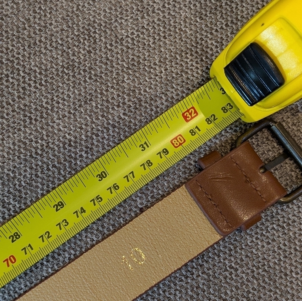 No brand belt faux leather color brown - Picture 6 of 7